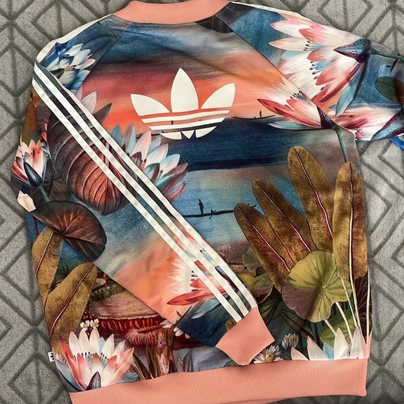 Adidas Originals Curso D’agua Sunset Lake Track Jacket Leggings Set - Picture 3 of 4